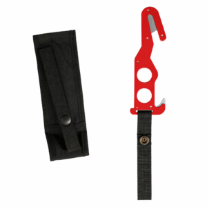 Red Aluminium Hook Knife